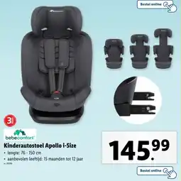 Lidl Bebeconfort Kinderautostoel Apollo i-Size aanbieding