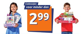 Cadeautjes voor minder dan