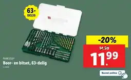 Lidl Parkside Boor en bitset aanbieding