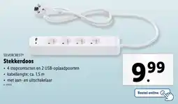 Lidl Silvercrest Stekkerdoos aanbieding