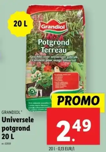 Lidl Grandiol Universele Potgrond aanbieding