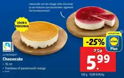 Lidl Le Patissier Cheesecake aanbieding