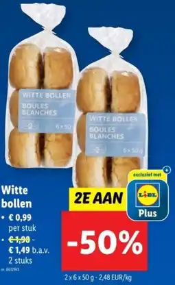 Lidl Witte bollen aanbieding