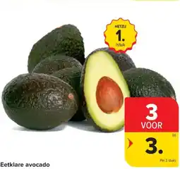 Carrefour Market Eetklare avocado aanbieding