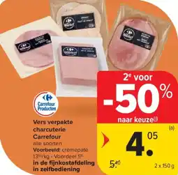 Carrefour Market Vers verpakte charcuterie Carrefour aanbieding