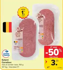 Carrefour Market Salami Carrefour aanbieding