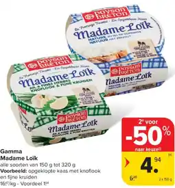 Carrefour Market Gamma Madame Loïk aanbieding