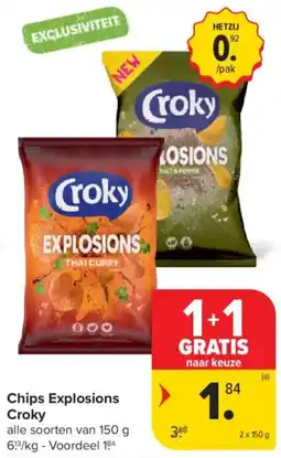 Carrefour Market Chips Explosions Croky aanbieding