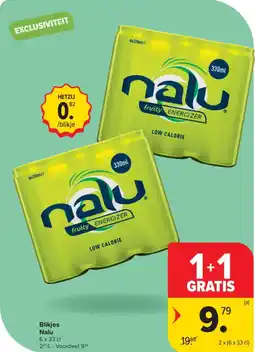 Carrefour Market Blikjes Nalu aanbieding