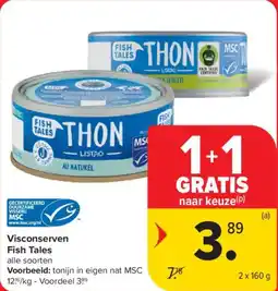 Carrefour Market Visconserven Fish Tales aanbieding