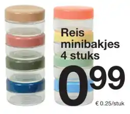 Reis minibakjes