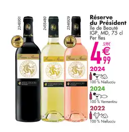 Cora Réserve du Président aanbieding
