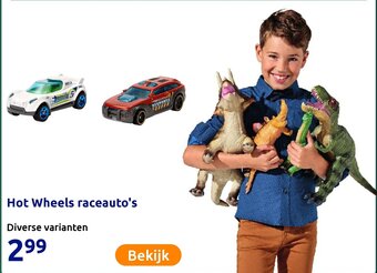 Action Hot Wheels raceauto's aanbieding