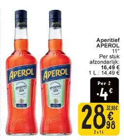 Cora Aperitief aperol aanbieding