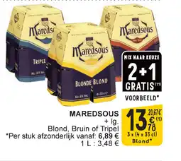 Cora Maredsous aanbieding