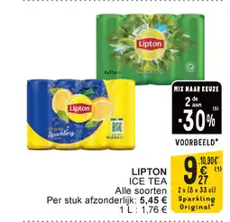 Cora Lipton ice tea aanbieding