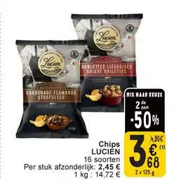 Cora Lucien chips aanbieding