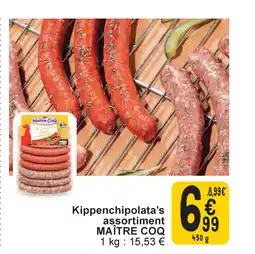 Cora Maitre coq kippenchipolata's assortiment aanbieding