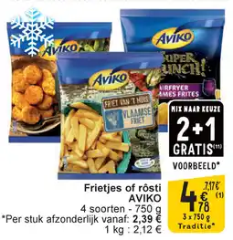 Cora Aviko frietjes of rôsti aanbieding