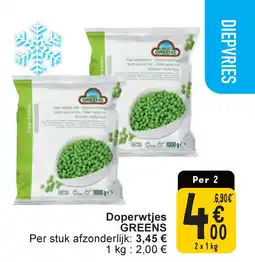 Cora Greens doperwtjes aanbieding