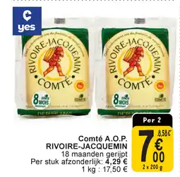 Cora Rivoire-jacquemin Comté A.O.P. aanbieding