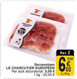 Cora Le charcutier européen serranoḥam aanbieding