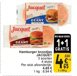 Cora Jacquet hamburger broodjes aanbieding