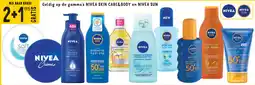 Cora Geldig op de gamma's nivea skin care&body en nivea sun aanbieding