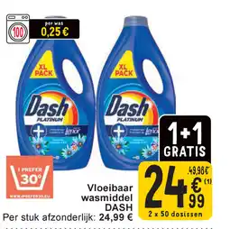 Cora Dash vloeibaar wasmiddel aanbieding