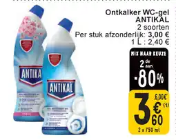 Cora Antikal Ontkalker WC-gel aanbieding