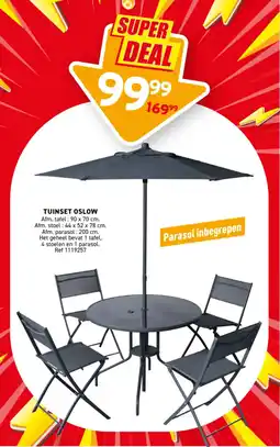 Trafic Tuinset oslow aanbieding