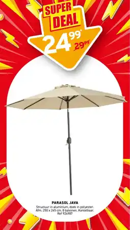 Trafic Parasol java aanbieding
