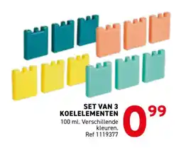 Trafic Set van 3 koelelementen aanbieding