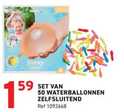 Trafic Set van 50 waterballonnen zelfsluitend aanbieding