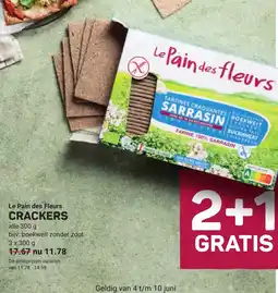 Ekoplaza Le Pain des Fleurs crackers aanbieding