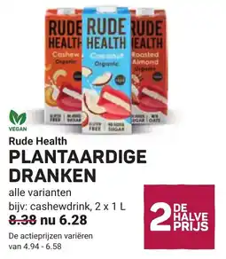 Rude health plantaardige dranken