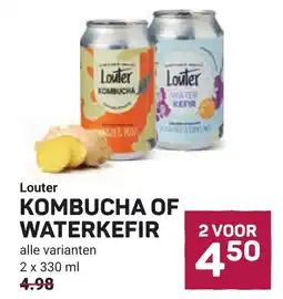 Louter kombucha of waterkefir