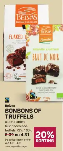 Belvas bonbons of truffels