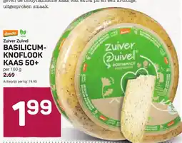 Ekoplaza Zuiver zuivel basilicum- knoflook kaas 50+ aanbieding