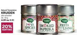 Ekoplaza Natural Temptation kruiden aanbieding