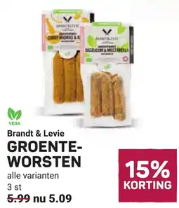 Brandt & levie groenteworsten