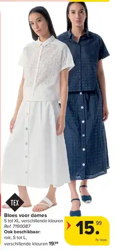 Carrefour Bloes voor dames aanbieding