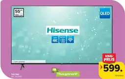 Carrefour Hisense 55E7NQ 4K TV aanbieding