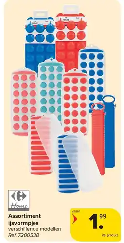 Carrefour Assortiment ijsvormpjes aanbieding