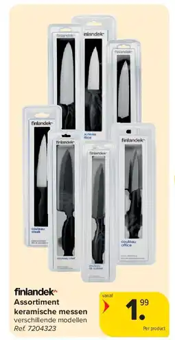 Carrefour Assortiment keramische messen aanbieding