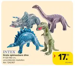 Carrefour Grote opblaasbare dino aanbieding