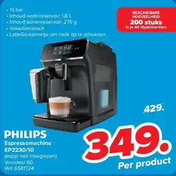 Carrefour Espressomachine EP2230/10 aanbieding