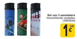 Cora Set van 3 aanstekers aanbieding