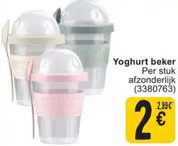 Cora Yoghurt beker aanbieding