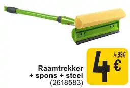 Cora Raamtrekker + spons + steel aanbieding